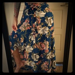 Floral Wrap skirt